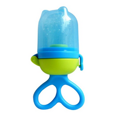 Baby Food Feeder Pacifier with Rotate Handle and Cap Nibbler