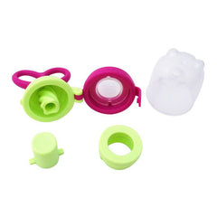 Baby Food Feeder Pacifier with Rotate Handle and Cap Nibbler