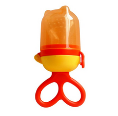 Baby Food Feeder Pacifier with Rotate Handle and Cap Nibbler