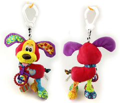 Animal Soft Rattle Hanging Dog Toy