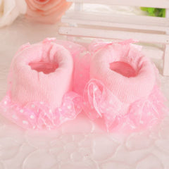 Princess Lace Ruffle Frilly Non-slip Cotton Ankle Socks