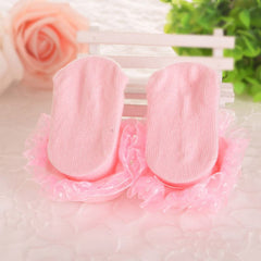 Princess Lace Ruffle Frilly Non-slip Cotton Ankle Socks