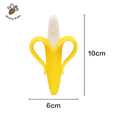 Banana Teether Silicone Toothbrush