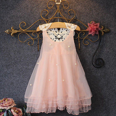 Pink Princess Baby Summer Tutu Dress