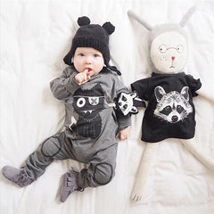 Black Kittie Infant Jumpsuit