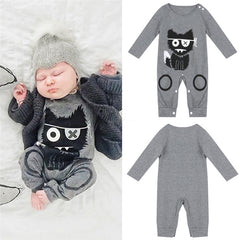 Black Kittie Infant Jumpsuit