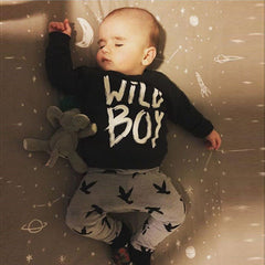 Wild Boy Printed Clothing Set