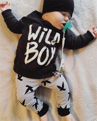 Wild Boy Printed Clothing Set