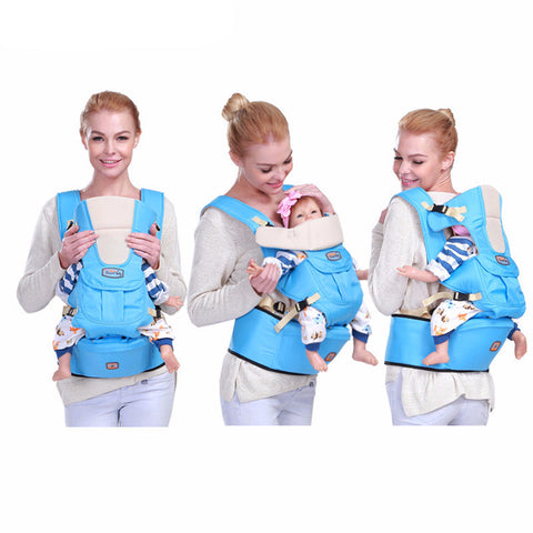 Ergonomic Baby Carrier Sling Backpack with Hipseat