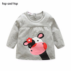 Little Cow Spring Autumn Clothing Set