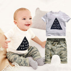 Printed Cotton Infant Clothing Set