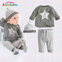 Printed Cotton Infant Clothing Set