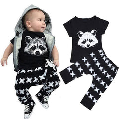 Printed Cotton Infant Clothing Set