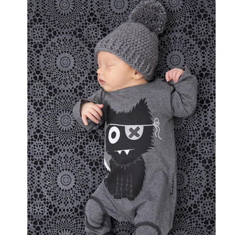 Black Kittie Infant Jumpsuit