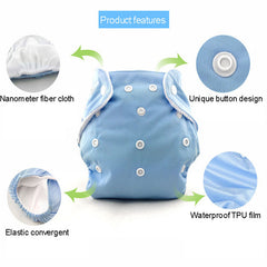 Reusable Plain Baby Cloth Nappy Diaper