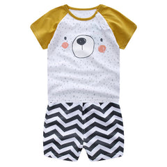 Little Whale Printed Clothing Set