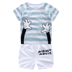 Little Whale Printed Clothing Set