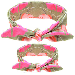 Mommy & Baby Pair Cross Knot Headband