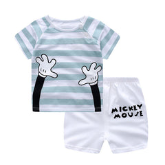 Little Whale Printed Clothing Set