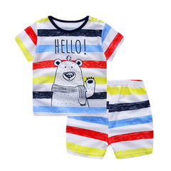 Little Whale Printed Clothing Set