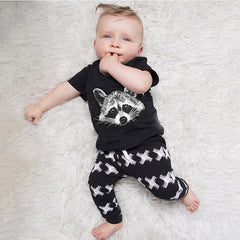 Printed Cotton Infant Clothing Set