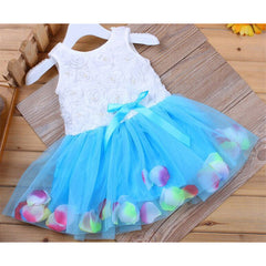 Mini Tutu Dress Petal Hem Floral Dress