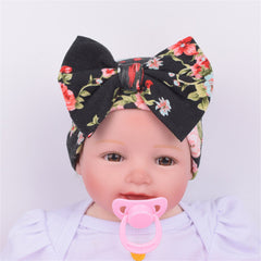 Flower Hat Beanie With Bow Hat