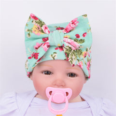 Flower Hat Beanie With Bow Hat