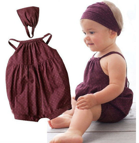 Baby Jumpsuit + Headband