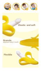 Banana Teether Silicone Toothbrush