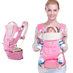 Ergonomic Baby Carrier Sling Backpack with Hipseat