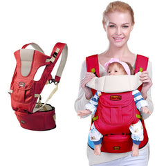 Ergonomic Baby Carrier Sling Backpack with Hipseat