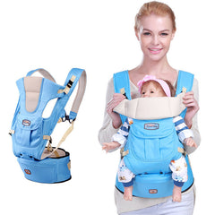 Ergonomic Baby Carrier Sling Backpack with Hipseat