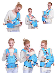 Ergonomic Baby Carrier Sling Backpack with Hipseat