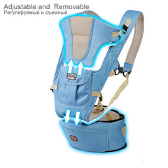 Ergonomic Baby Carrier Sling Backpack with Hipseat