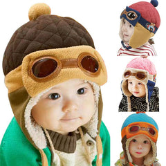 Winter Pilot Aviator Beanie Cap