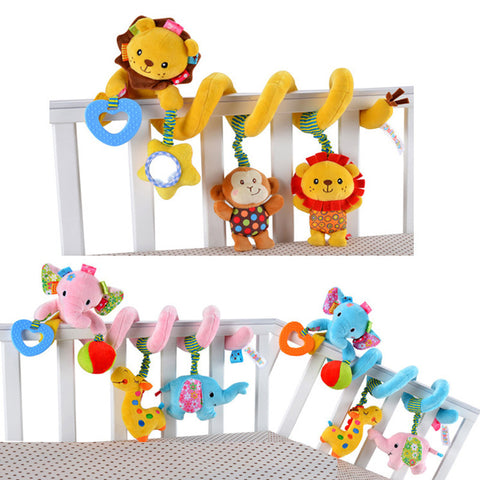 Carton Animals Baby Bed Bumper In The Crib