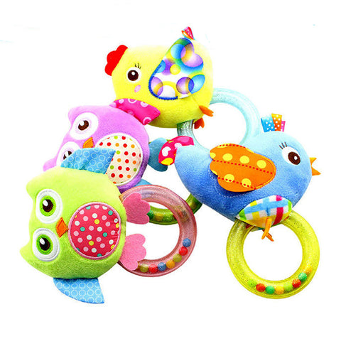 Five Style Rattle Hand Baby Toy