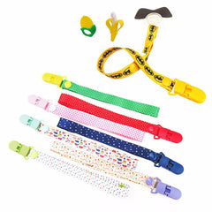 Pacifier Clip Chain Ribbon Holder